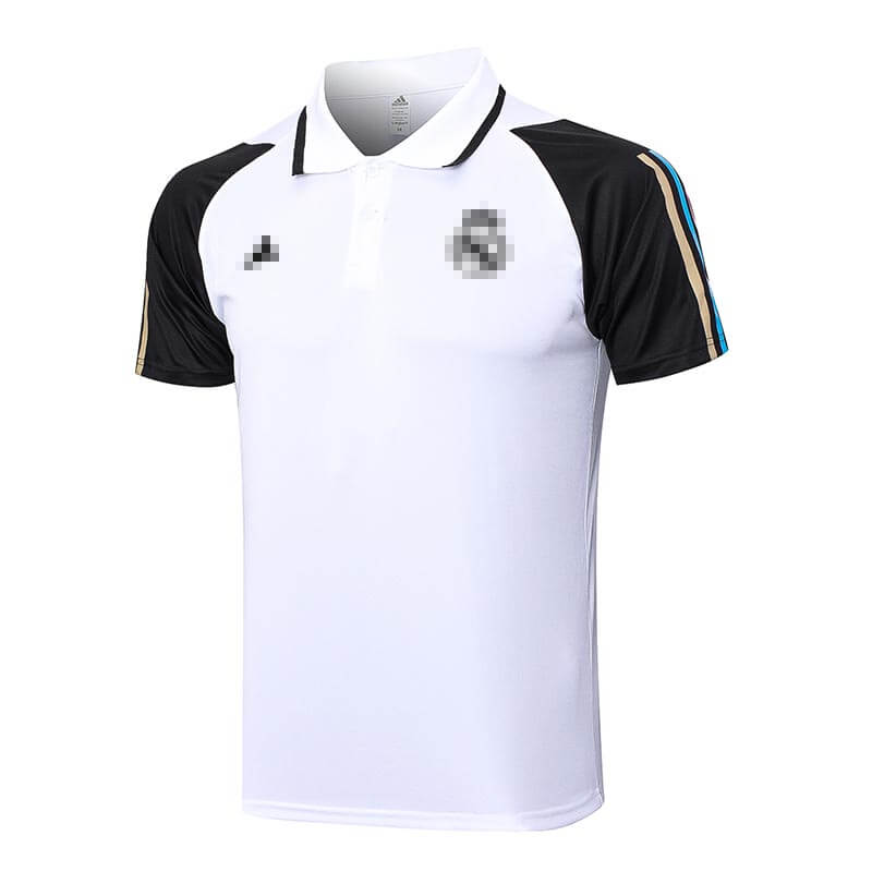 Camiseta de Polo Real Madrid 2023/2024 Blanco/Negro